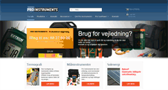 Desktop Screenshot of pro-instruments.dk